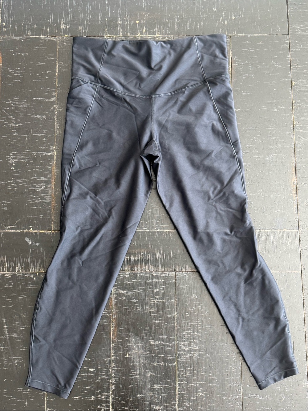 All In Motion Women’s Black High-Rise 7/8 Length Pocketed Performance Leggings